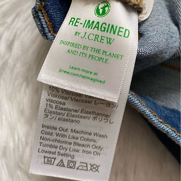 J. Crew 9” High Rise Skinny Re Imagined Jeans Womens Size 27 P - Picture 8 of 8